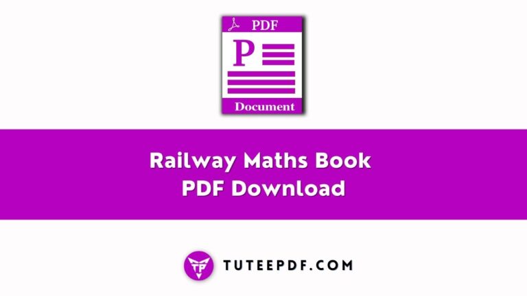 Railway Maths Book PDF Download